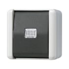 Jung - Bouton poussoir 1 pole 10 AX 250 V ~ / WG 800