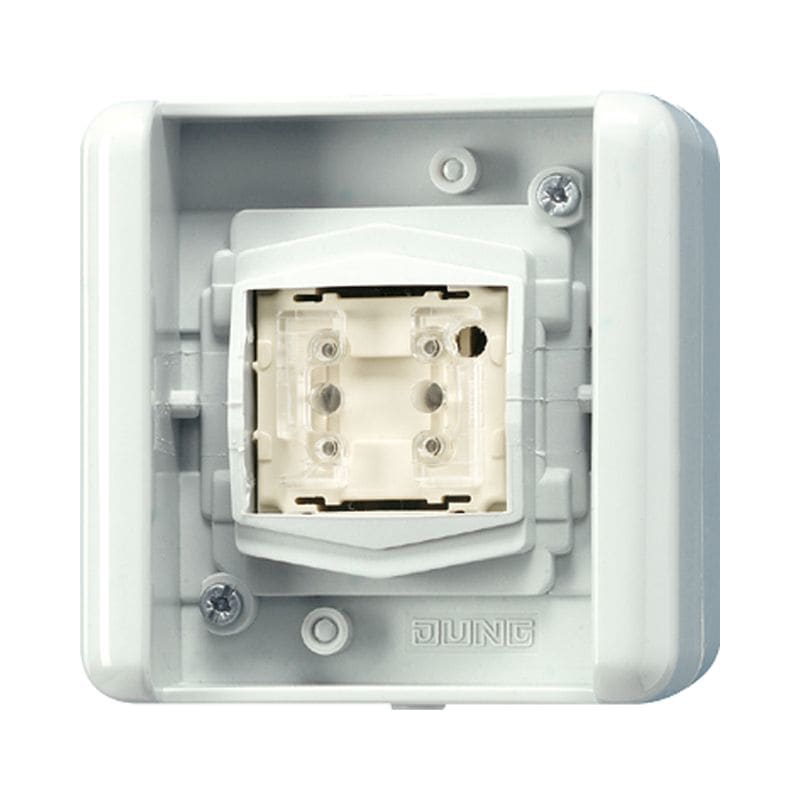 Jung - Bonton poussoir BCU 1 voie KNX, version BP 2 appuis / WG 800