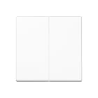 Jung - Enjoliveur 2 voies pour mécanisme variapush 1712DE / A500 Blanc