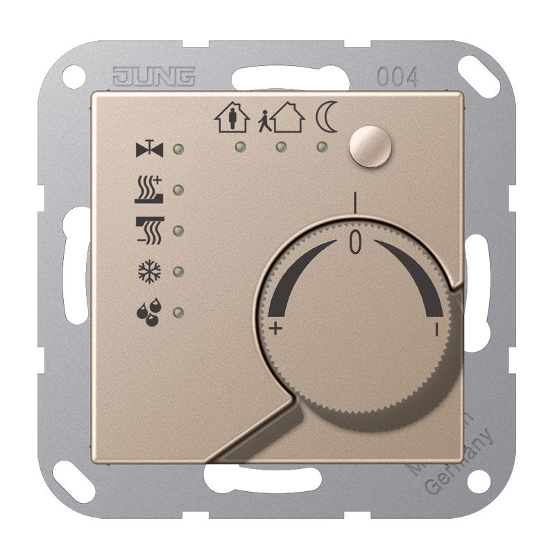 Jung - KNX Régulateur chauffage et climatisation / A 500 Champagne