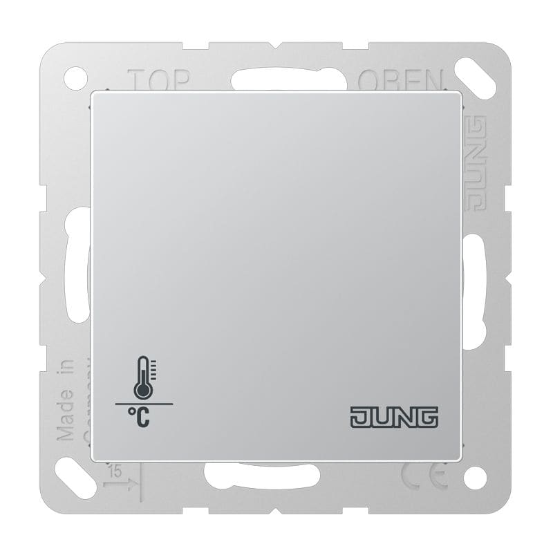 Jung - Régulateur KNX borgne avec entrée binaire 4E / A 500 Aluminium