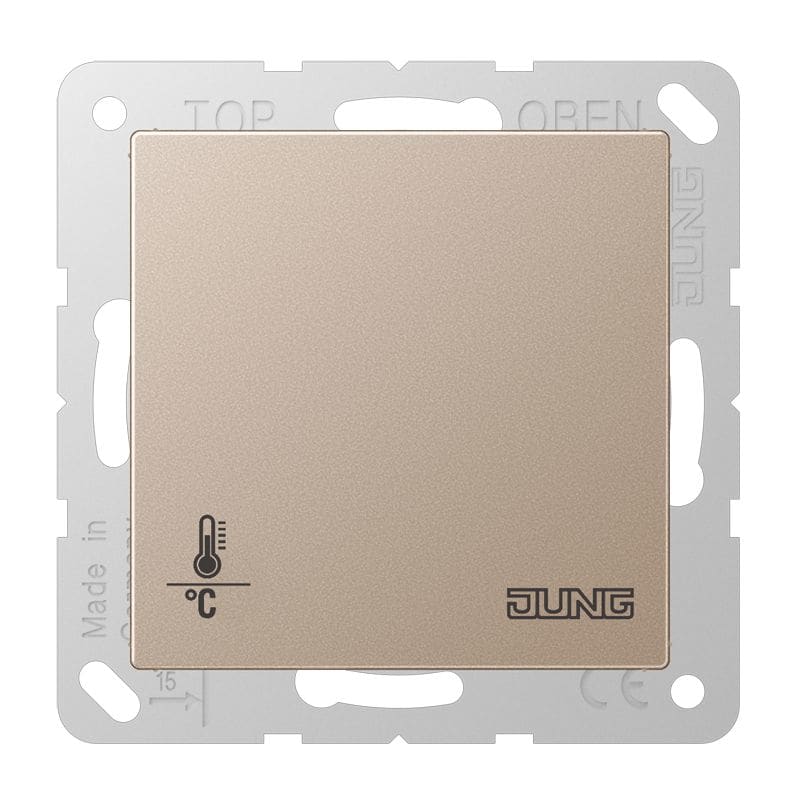 Jung - Régulateur KNX borgne avec entrée binaire 4E / A 500 Champagne