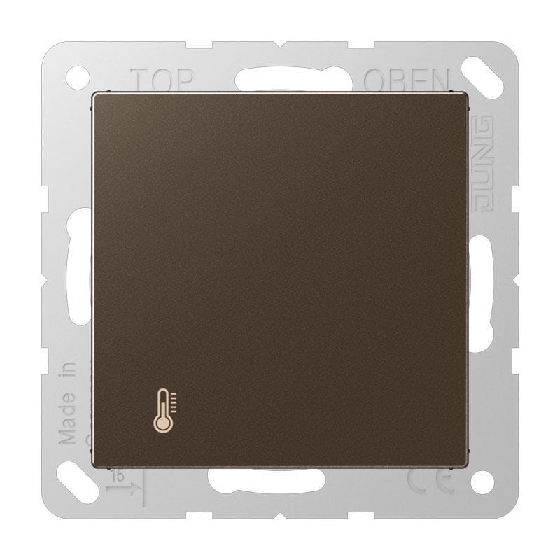 Jung - Régulateur KNX borgne avec entrée binaire 4E / A 500 Moka