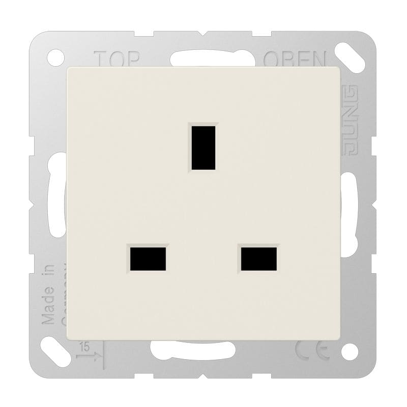 Jung - Prise British standard / A 500 Ivoire