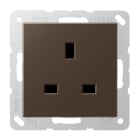 Jung - Prise de courant British standard / A 500 Moka