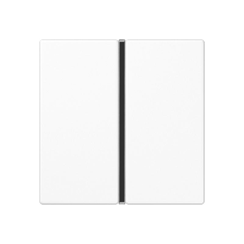 Jung - Kit touche complet 1 voie platine F40 / A 500 Blanc