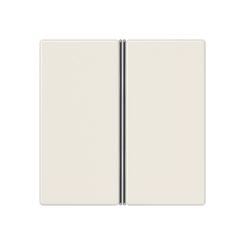 Jung - Kit touche complet 2 voies platine F40 / A 500 Ivoire