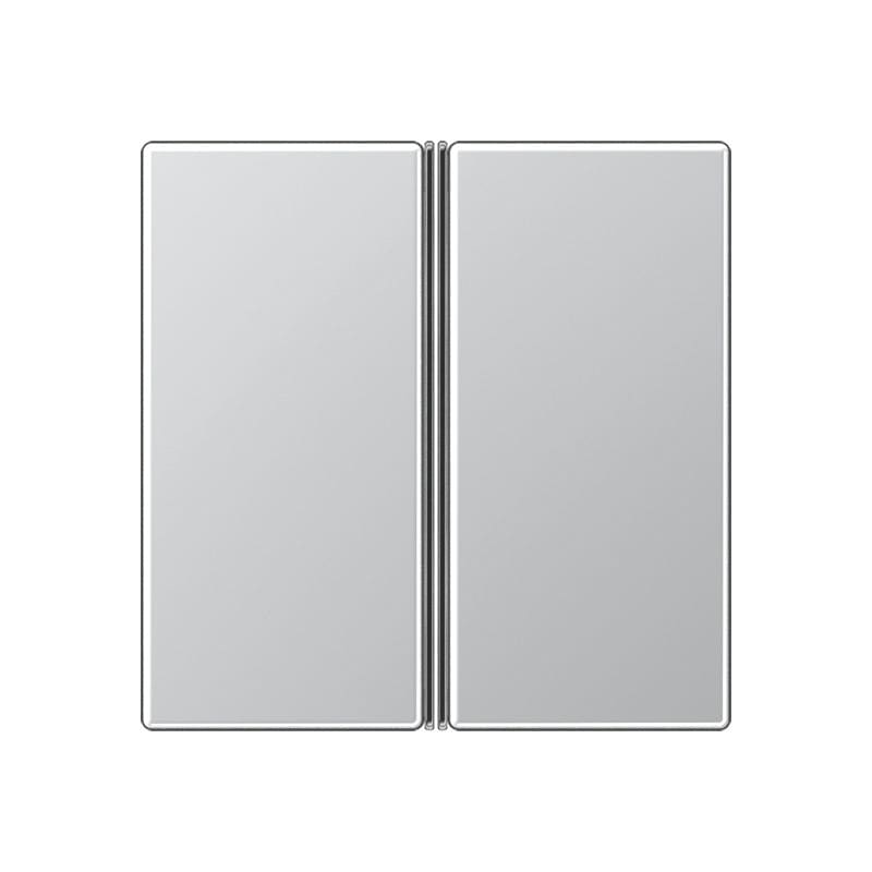 Jung - Kit touche complet 2 voies platine F40 / A 500 Aluminium