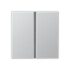 Jung - Kit touche complet 2 voies platine F40 / A 500 Aluminium