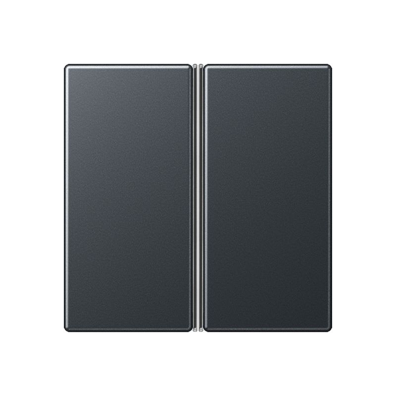 Jung - Kit touche complet 2 voies platine F40 / A 500 Anthracite