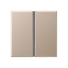 Jung - Kit touche complet 2 voies platine F40 / A 500 Champagne