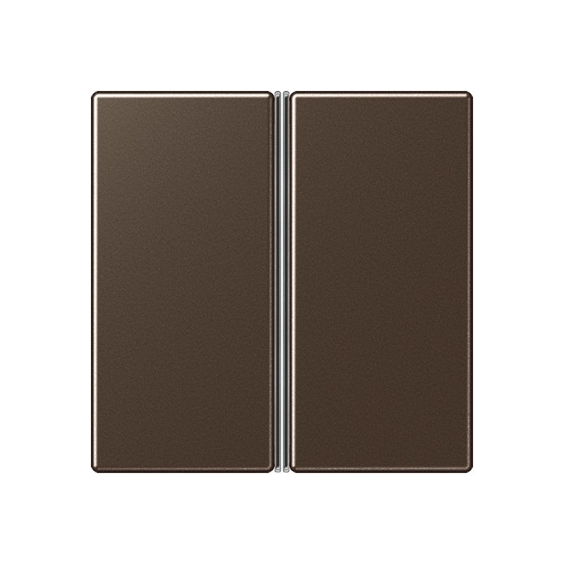 Jung - Kit touche complet 2 voies platine F40 / A 500 Moka