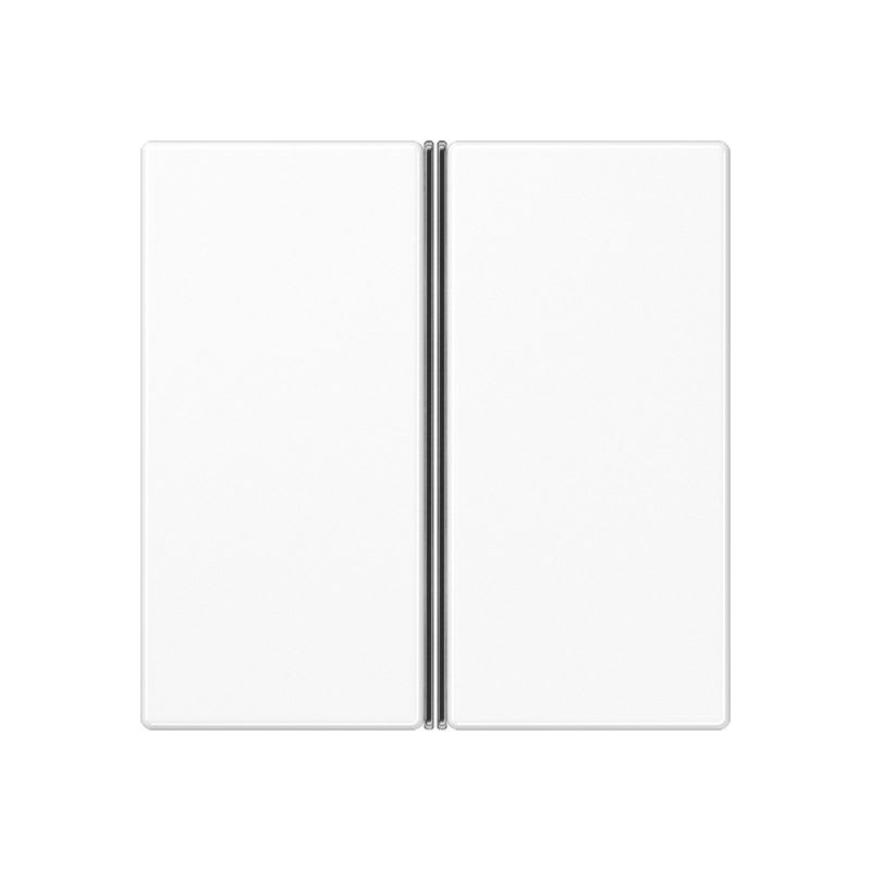 Jung - Kit touche complet 2 voies platine F40 / A 500 Blanc