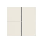 Jung - Kit touche complet 3 voies platine F40 / A 500 Ivoire