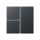 Jung - Kit touche complet 3 voies platine F40 / A 500 Anthracite