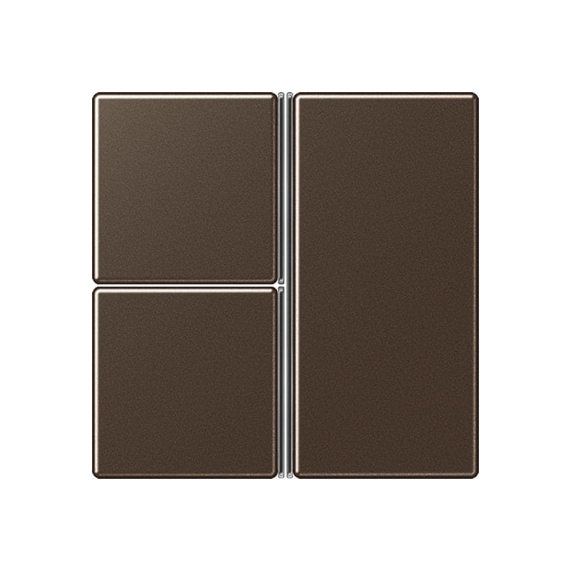 Jung - Kit touche complet 3 voies platine F40 / A 500 Moka