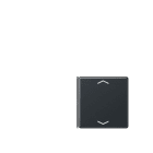 Jung - Touche D 4 voies avec flèches plattine F40 / A 500 Anthracite