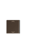 Jung - Touche G 4 voies avec flèches plattine F40 / A 500 Moka