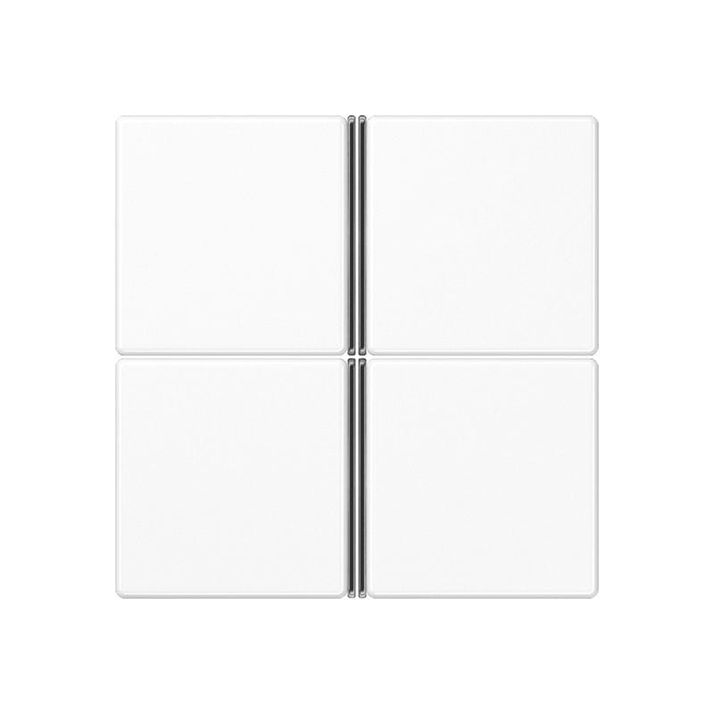 Jung - Kit touche complet 4 voies platine F40 / A 500 Blanc