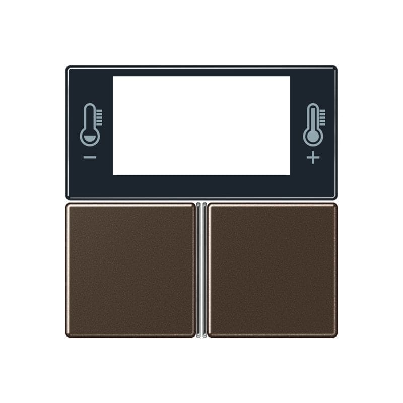 Jung - Kit touche pour régulateur KNX Art. 4093KRMTSD / A 500 Moka