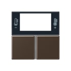 Jung - Kit touche pour régulateur KNX Art. 4093KRMTSD / A 500 Moka