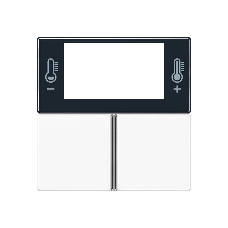 Jung - Kit touche pour régulateur KNX Art. 4093KRMTSD / A 500 Blanc