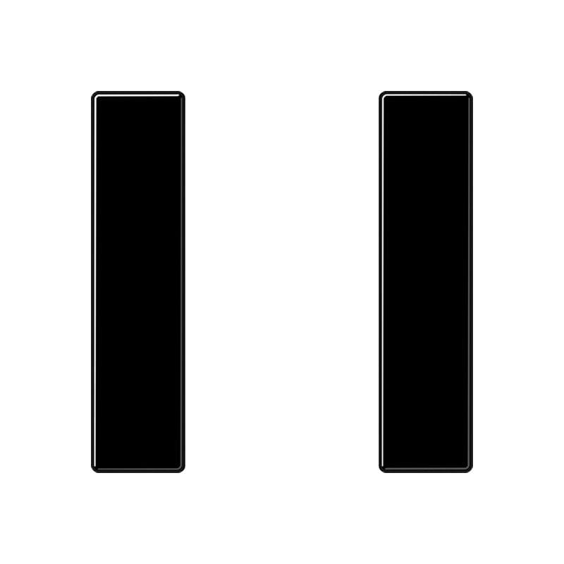 Jung - Kit touche complet 1 voie platine F50 / A 500 Noir