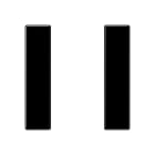 Jung - Kit touche complet 1 voie platine F50 / A 500 Noir