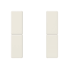 Jung - Kit touche complet 2 voies platine F50 / A 500 Ivoire