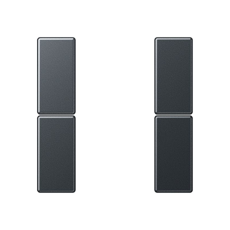 Jung - Kit touche complet 2 voies platine F50 / A 500 Anthracite