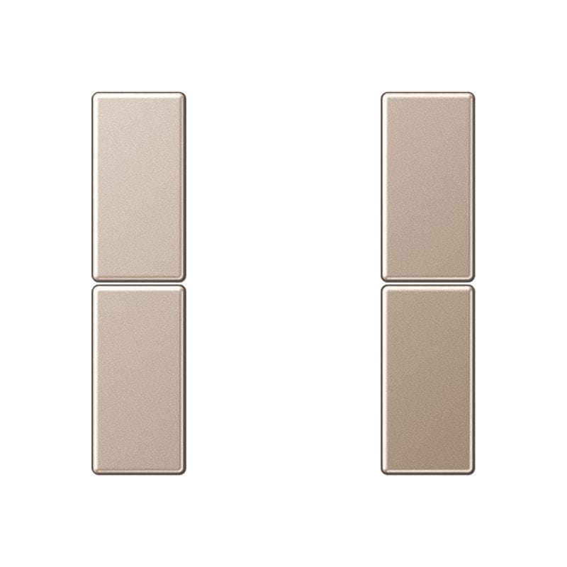 Jung - Kit touche complet 2 voies platine F50 / A 500 Champagne