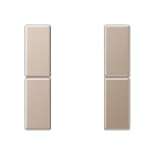 Jung - Kit touche complet 2 voies platine F50 / A 500 Champagne