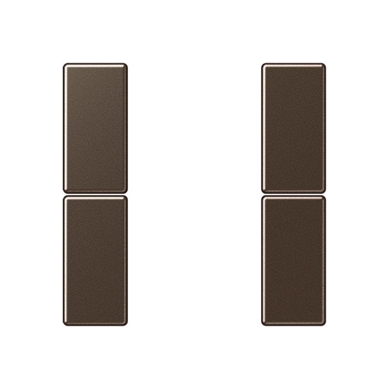 Jung - Kit touche complet 2 voies platine F50 / A 500 Moka