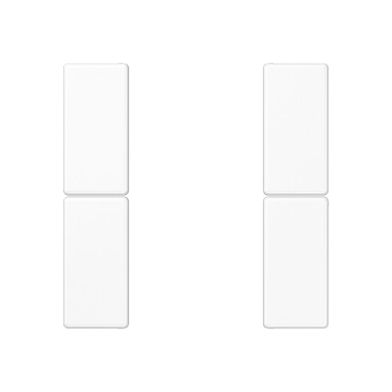 Jung - Kit touche complet 2 voies platine F50 / A 500 Blanc