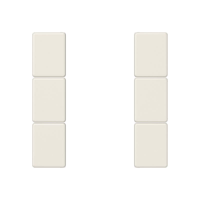 Jung - Kit touche complet 3 voies platine F50 / A 500 Ivoire