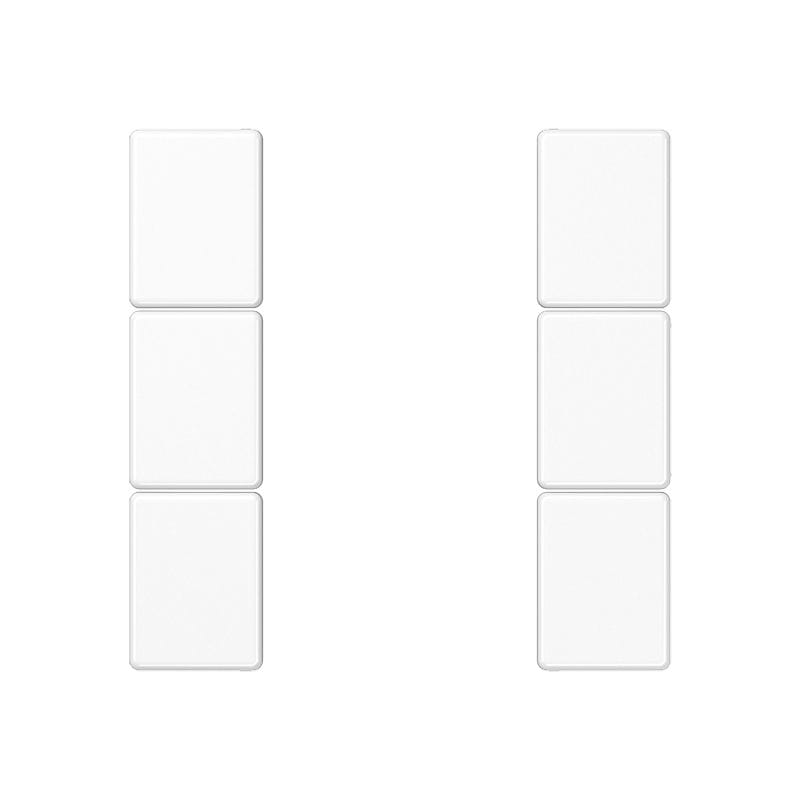 Jung - Kit touche complet 3 voies platine F50 / A 500 Blanc