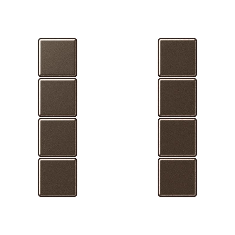 Jung - Kit touche complet 4 voies platine F50 / A 500 Moka