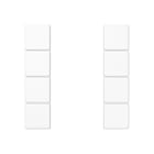 Jung - Kit touche complet 4 voies platine F50 / A 500 Blanc