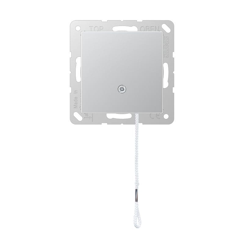 Jung - Interrupteur Va et vient à cordon / A 500 Aluminium