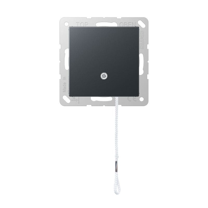 Jung - Interrupteur Va et vient à cordon / A 500 Anthracite