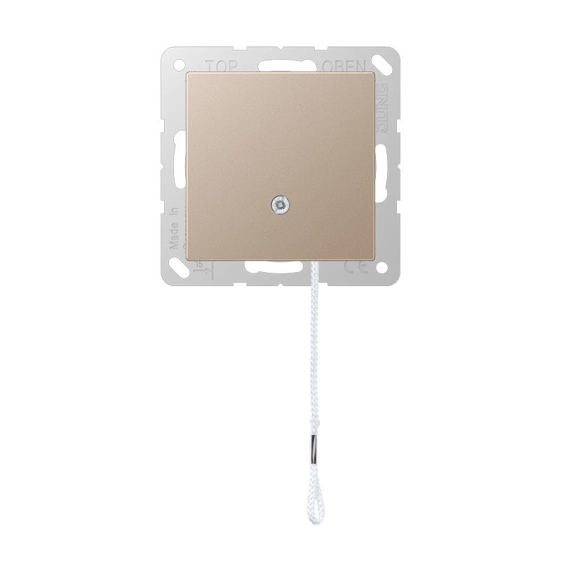 Jung - Interrupteur Va et vient à cordon / A 500 Champagne