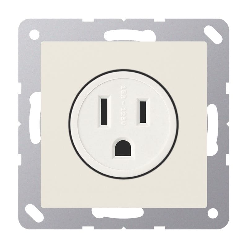 Jung - Prise de courant US-NEMA 15A / A 500 Ivoire