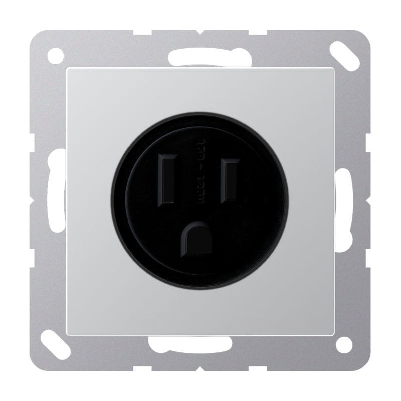Jung - Prise de courant US-NEMA 15A / A 500 Aluminium