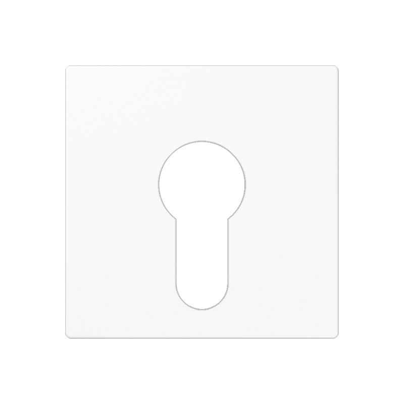 Jung - Enjoliveur pour IN et BP à clé version plate / A 500 Blanc