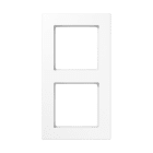 Jung - Cadre de finition 3 postes avec PE montage horizontal, A 550 / Noir Mat