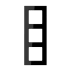 Jung - Cadre de finition 3 postes, série A 550 / Noir