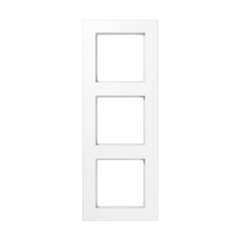 Jung - Cadre de finition 3 postes, série A 550 / Blanc