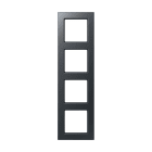 Jung - Cadre de finition 4 postes, série A 550 / Anthracite