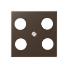 Jung - Enjoliveur pour prise TV-FM-SAT Hirschmann / A 500 Moka