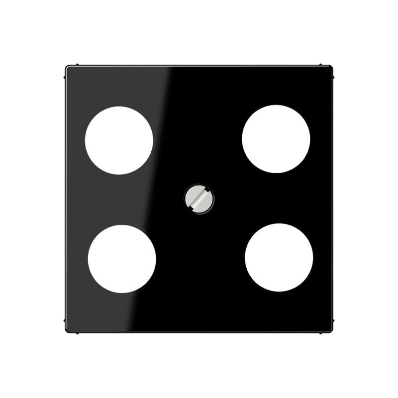 Jung - Enjoliveur pour prise TV-FM-SAT Hirschmann / A 500 Noir